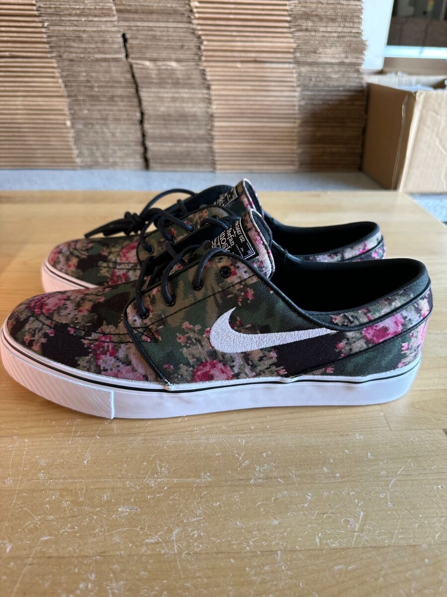 Pre Owned Nike SB Stefan Janoski Zoom Floral Pink 482972 900 Size 10.5 NO BOX eBay