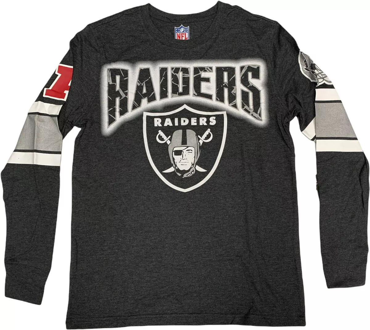 NFL Las Vegas Raiders Men’s Long Sleeve T-Shirt Small Black