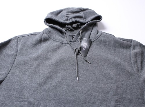 Rudolph Sportswear Men's Pullover Fleece-Lined Hoodie EJ2 Charcoal Size 2XL NWT - Picture 2 of 3