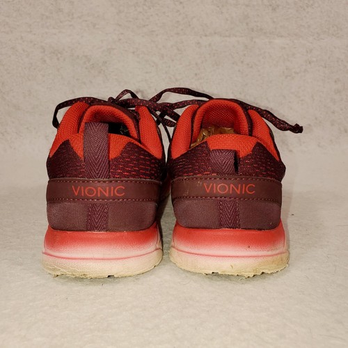 Vionic 335 Miles Women's Size 8 Red Athletic Sneakers Lace Up Shoes Running - Picture 5 of 10