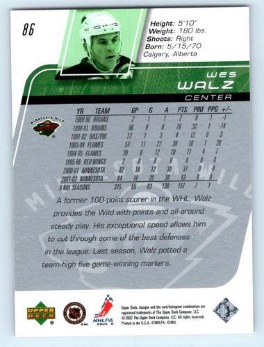 2002-03 UPPER DECK HOCKEY BASE CARDS (1-180) TAKE YOUR PICK! - Picture 196 of 372