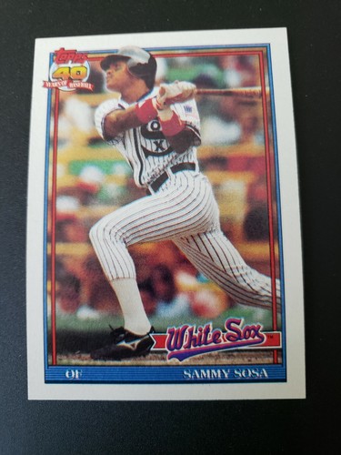 1991 Topps # 414 Sammy Sosa, White Sox - Picture 1 of 1
