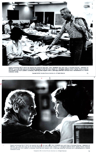 ABSENCE OF MALICE 1981 USA Film Pressemappe - 11 Bilder 76 Seiten - Paul Newman - Bild 5 von 8