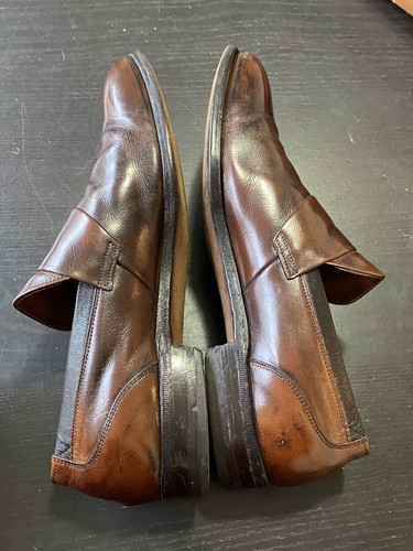 Wright Arch Preserver Shoes Men 10.5 D Brown Taut Topper 116028B Slip On Career - Picture 4 of 16