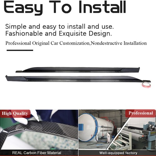 REAL CARBON FIBER Side Skirts Spoiler for Mercedes SLS AMG C197 R197 2010-2013 - Bild 2 von 14