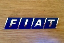 120mm x 25mm FIAT EMBLEM BADGE LOGO TAIL GATE TIPO BRAVA BRAVO TEMPRA UNO 131