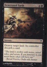 Desecrated Earth - Zendikar: #86, Magic: The Gathering Nm R58