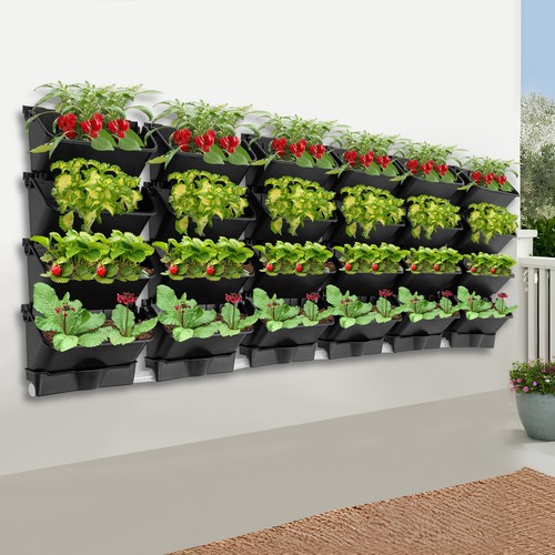 Hanging Vertical Wall Planter, 24-planter Hanging Planter, Vertical Garden Plant - Picture 17 of 22