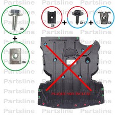 Kit Fijación Placa Cubierta Motor BMW E81 E82 E87 E88 E90 E91 E92 E93 2004/2013