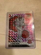 2021 Mosaic Football JaMarr Chase pink camo prizm SP rc rookie card #307