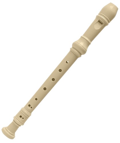 Traditional Recorder Beginner Musical Instrument and Instructions & Cleaning Rod - Picture 6 of 7