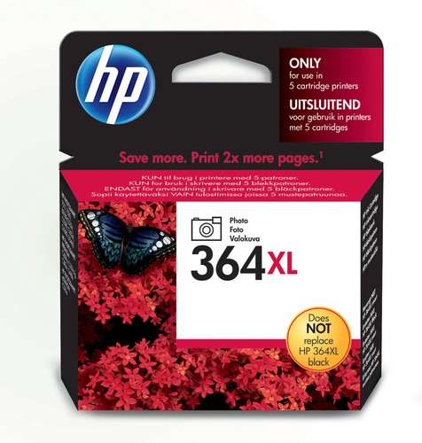  HP 364XL - Fotoinktcartridge / Hoge Capaciteit (nieuw en origineel) - Afbeelding 1 van 1