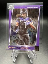 2023 Draft Picks Clearly Donruss #28 Quentin Johnston Rated Rookie 1991