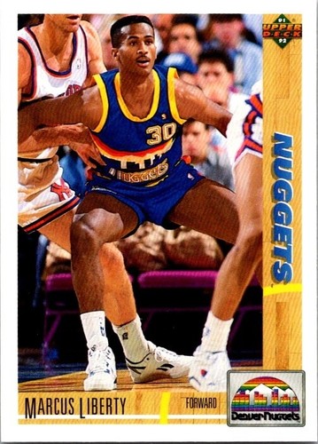 1991-92 Upper Deck - #222 Marcus Liberty - Picture 1 of 2