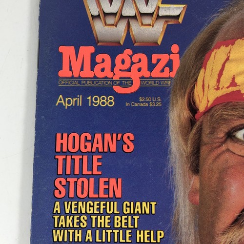 WWF Wrestling Magazine Lot Hulk Hogan July 1987 W/ Andre & April 1988 W/ Warrior - Picture 11 of 18