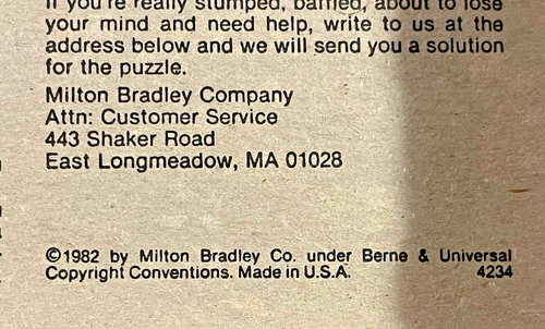 Vintage 1982 Pac Man Two Challenging Puzzles Game ~ Milton Bradley ~ 100% Comp. - Imagen 7 de 7