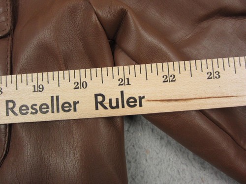 Vintage Youngbloods Jacket Mens Medium Brown 60s 70s Disco Cowboy Pleather - Picture 9 of 13