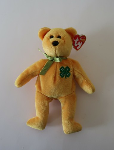 4-H Ty Beanie Baby gelb 8,5 Zoll - Bild 1 von 7