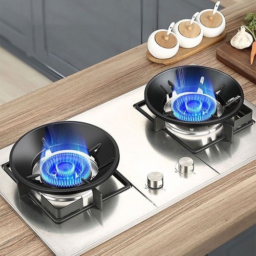 Universal Gas Stove Cover Energy Saving Windproof Ring Round Bottom Rack - Picture 5 of 8