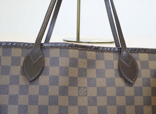 AUTHENTIC LOUIS VUITTON NEVERFULL MM Damier Ebene Tote bag No.1484 - Picture 4 of 21