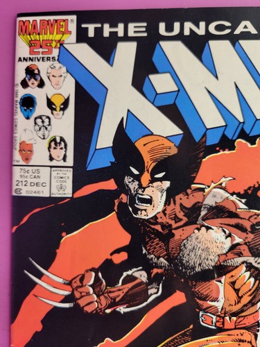 THE UNCANNY X-MEN #212 VG(LOWER GRADE) 1986 COMBINE SHIP BX43 M25 - Picture 2 of 10