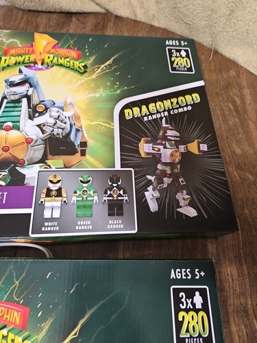 Bundle Mighty Morphin Power Rangers Megazord Dragonzord Brand New Both - Picture 4 of 5