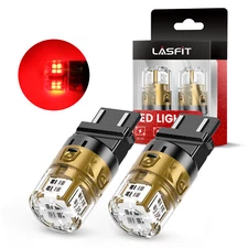 Lasfit Red LED Tail Brake Stop Light Bulbs 3157  4157 for Chevy Tahoe 1995-2014