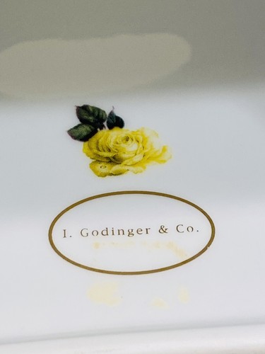 VINTAGE I. Godinger & Co. Ceramic Tissue Box Cover - Traditional - Signed - Picture 4 of 7