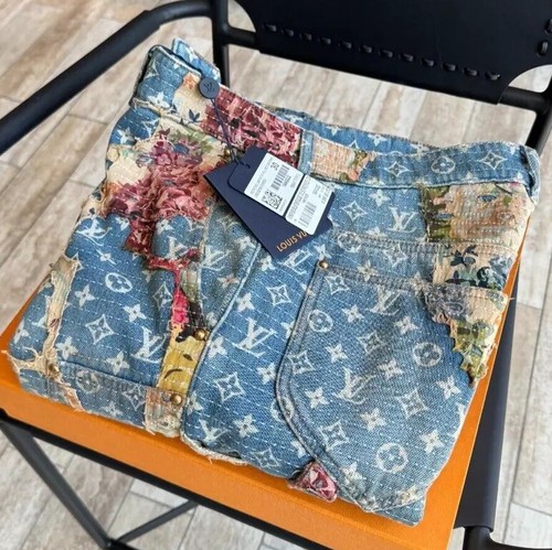 Louis Vuitton x Virgil Abloh 1AAGQQ Destroyed Carpenter Jeans US Size 30 / EU 46 - Picture 16 of 24