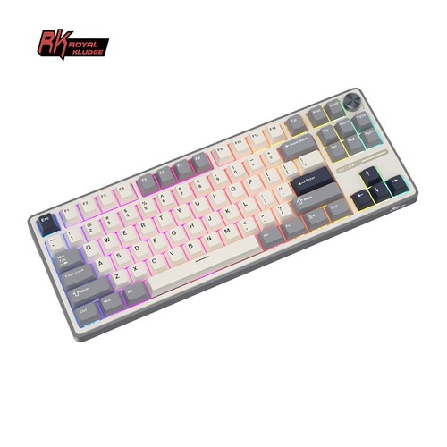 RK ROYAL KLUDGE R87 Pro Wired Mechanical Gaming Keyboard with Hot Swappable Knob - Picture 30 of 33