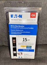 Eaton🔌15A 1-Pole Dual Function Afci/Gfci All-In-One Circuit BreakerCHFN115A1CS