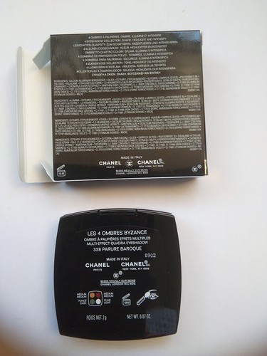 BNIB Chanel Eyeshadow Les Ombres Byzance 338 PARURE BAROQUE Ltd Edn Sold Out - Picture 3 of 3