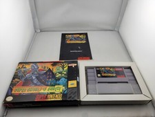 Super Ghouls 'n Ghosts Super Nintendo SNES Complete In Box CIB Good Shape