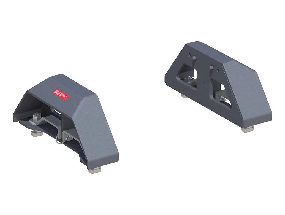 Curt Puck System 5th Wheel Adapter with Rails Fits Select Chevy, Ford, GMC, 25K - Изображение 2 из 4