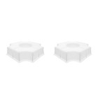  2 PCS Garden Paving Slabs Electric Brick Making Mould Concrete Forms
