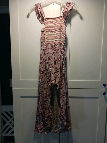 Art Class Girls HI Low Dress Pink Floral Sz Ylg. 10/12 - Picture 2 of 4
