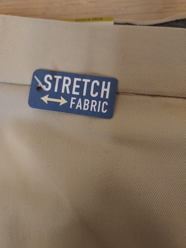 Haggar Premium Classic Fit Hose Größe 44x29 Khaki Bügelfrei Stretch Neu mit Etikett - Bild 5 von 14
