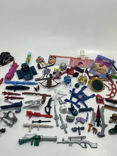 Vintage Accessories Lot Random Transformers Thunder Cat Motu And More