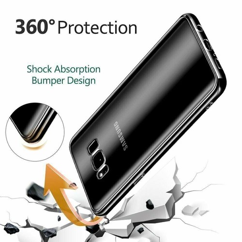 Für Samsung Galaxy Galaxy S8/S8 Plus stoßfeste klare Silikon Hülle Cover - Bild 5 von 10