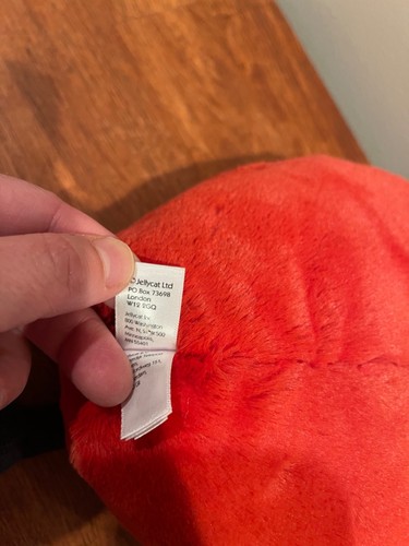 Jellycat Amuseables Red Heart 9” Fluffy Stuffed Plush Retired - Bild 6 von 8