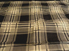 new 2 Standard Plaid Flannel Pillow Case black white gray Cotton Nice plaid look