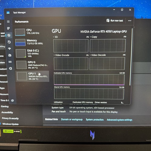 Acer Nitro V 16 16" Ryzen 7 8845HS 3.8GHz 16GB RAM 1TB SSD GeForce RTX 4050 - Imagen 2 de 6