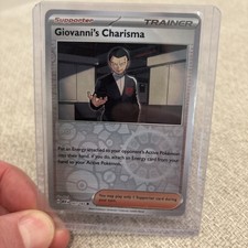Giovanni's Charisma 161/165 Sv: Scarlet & Violet 151 Reverse Holo