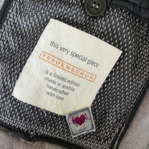 Frauenschuh Limited Edition Jacke hellbraun khaki Baumwolle Full Zip leicht Damen S - Bild 4 von 16