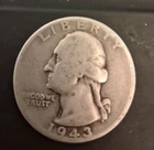 1943-P Silver Washington Quarter
