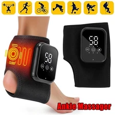 Electric Foot Ankle Massager Pain Relief Heating Vibration Infrared Hot Compress