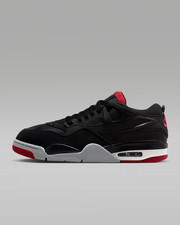 New Nike Air Jordan 4 RM Shoes - Black/ Varsity Red (FQ7939-061)