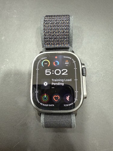Apple Watch Ultra 2 (GPS + LTE) 49 MM boîtier en titane noir boucle de trail noire