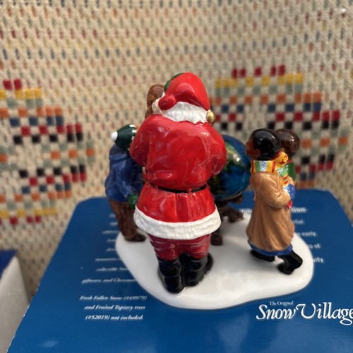 Dept 56 Snow Village Santa Comes to Town 1995 Bird’s Song Figures Lot 6 - Picture 14 of 24