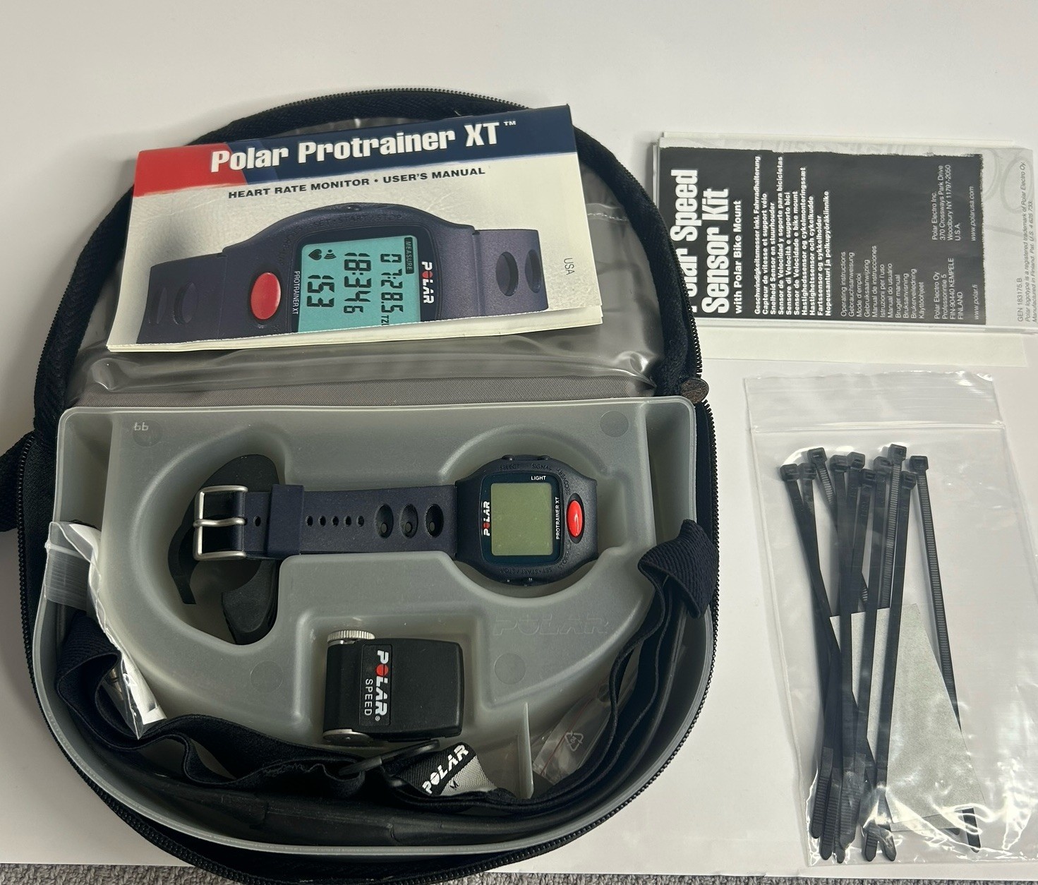 Reloj monitor de ritmo cardíaco POLAR Pro Trainer XT fitness ciclismo sin usar sin probar